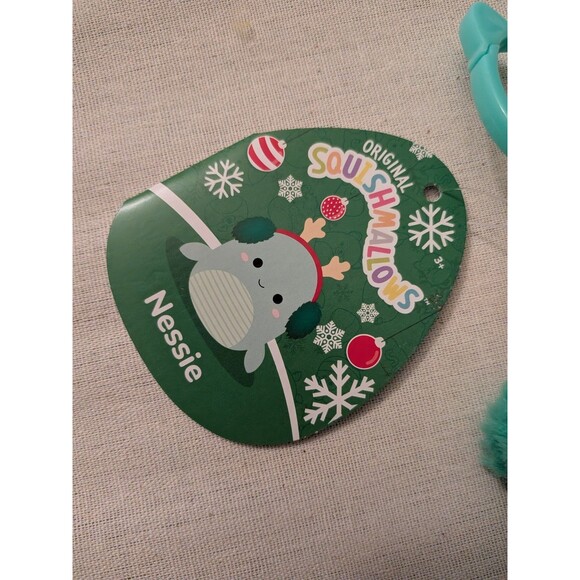 Original Squishmallows 3.5" Clip-On Nessie The Loch Ness Monster Earmuffs – NWT - Picture 3 of 4